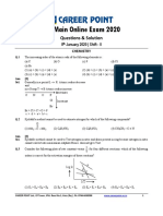 JEE - Main - Online Exam - 08-01-2020 - Shift-II (Chemistry) PDF