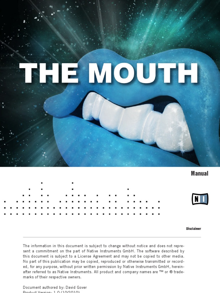 The Mouth Manual English | PDF