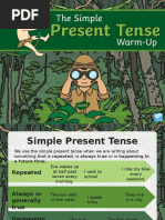 T L 9481 Simple Present Tense Warmup Powerpoint - Ver - 2