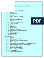 IIT JEE Foundation For Class 9 PDF