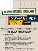 Skala Pengukuran Dan Desain Instrumen Dalam Survei