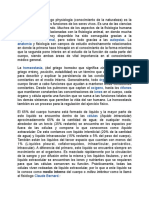 Fisiología del cuerpo humano y sus funciones homeostáticas