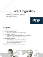 Lingg 206: Grammatical Analysis I Angelina A. Aquino