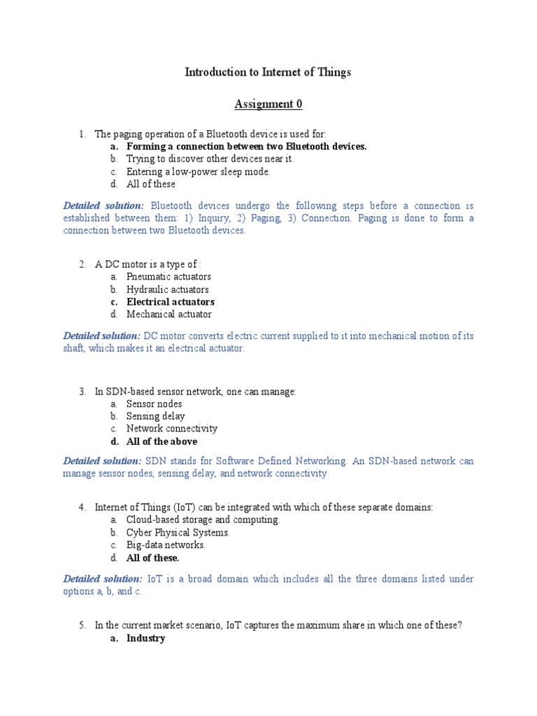 A Combined MCQ PDF PDF Of Things Wireless Sensor Network