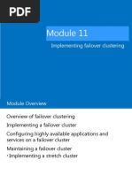 Implementing Failover Clustering