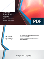 Software Feasibility Report