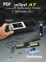 Pull-Off Adhesion Tester: Quick Guide v. 5.3