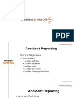 Accident, Incident Reporting and Investigation