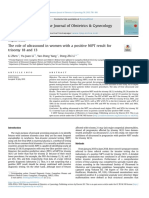 The Role of Ultrasound in Women With A Positive NIPT Result Fortrisomy 18 and 13