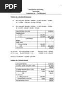 Management Accounting Module Overview | PDF | Cost Of Goods Sold