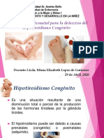 Tamizaje Neonatal Hipotiroidismo