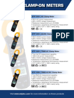 Clamp-On Meters: MTP 3093 - AC Clamp Meter