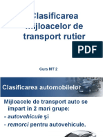 MT 2-Clasificarea Mijloacelor de Transport Rutier