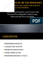 Android Based Security Lock System With