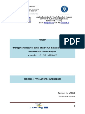 Curs - Senzori Si Traductoare Inteligente | PDF