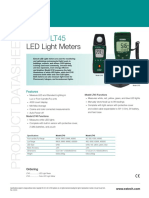 Manual Extech LT40 Datasheet