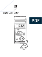 Model 401025 Digital Light Meter: User's Manual