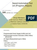 Arduino Based Automated Test Equipment (Progress Report) : Group Members