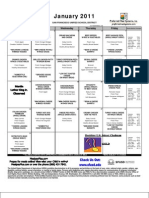 January 2011 Lunches