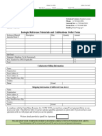 Isotopic Reference Materials and Calibrations Order Form