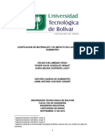 Codificación de Materiales