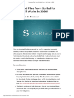 Files From Scribd For Free - Still Works in 2020!