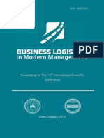 Proceedings of Business Logistics in Modern Management 2015