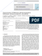 HTPB Fuel Characterization for Space Tourism