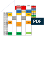 Horario 2 Semestre