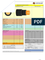 CENTELFLEX Cu90° 1/0AWG 0.6/1kV XLPE/PVC cable especificaciones
