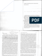 Tiempo e Investigación Comparativa Bartolini