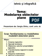 Modelarea Obiectelor Plane