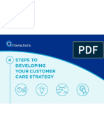 Interactions 4 Steps Developing Customer Care Strategy PDF