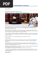 Judicial Applications of Artificial Intelligence