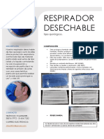 Ficha Tecnica Respirador Desechable PAG1