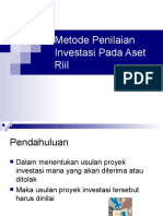Download Metode Penilaian Investasi Pada Aset Riil by dwe3m3 SN46091835 doc pdf