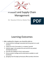 Product and Supply Chain Management