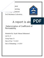 A Report Is About: University of Duhok College of Engineering Civil. Eng. Department Soil Mechanics Laboratory