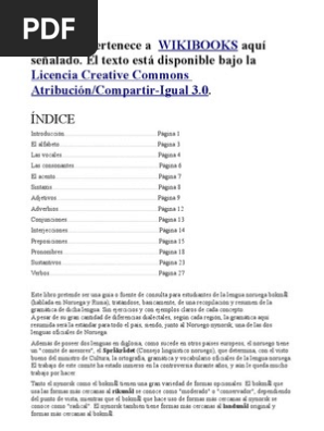 Libro Para Aprender Noruego Sintaxis Fonetica
