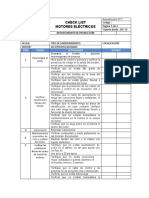 CHECK LIST de Motores