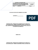 PLAN DE ACCION SOCIO AMBIENTAL EN OBRA - Borrador