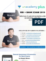 RBI Banking and Economic Affairs Special Class