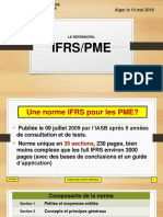 Communication N. DJEMIL Journée D'études Sur Le SCF 14 Mai 2018 IFRS PME