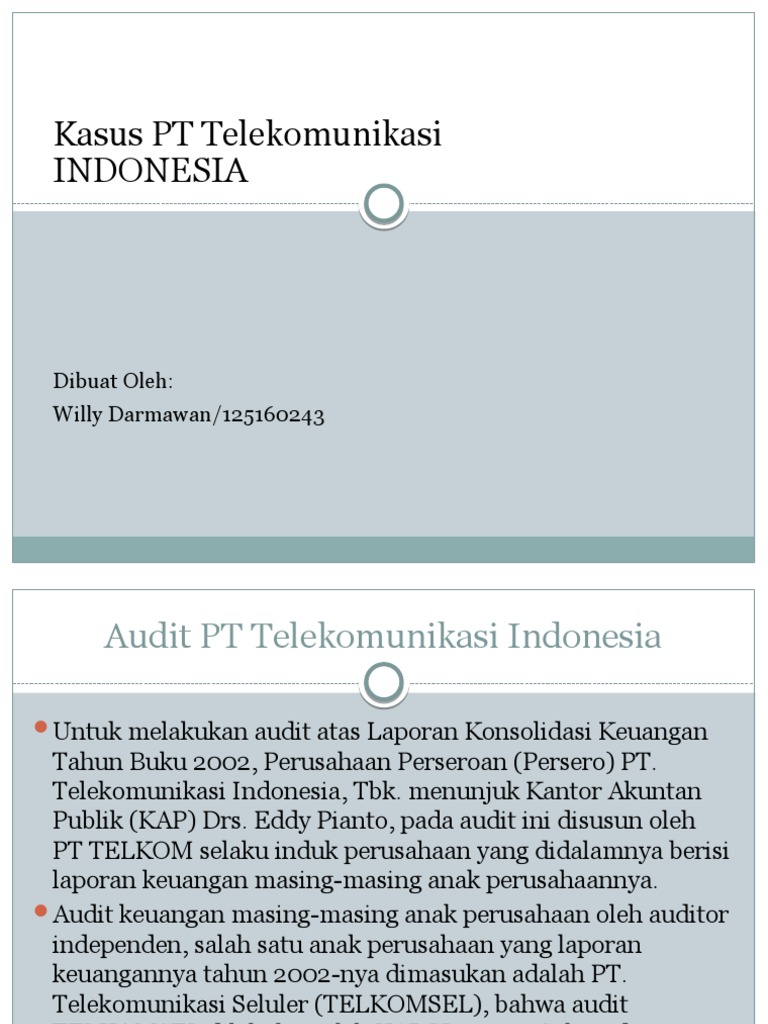 Audit PT Telkom | PDF
