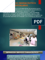 El Servicio Farmaceutico Hospitalario