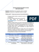 Trabajos Grupales 1 y 2 de Introducción A La Seguridad y Salud en El Trabajo - Uniminuto SMR