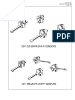 DSP 250/250RF/250HF SENSORS: Supersedes Form 4-78, 2-96 Sheet 1 of 9 Form 4-78, 6-97