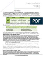 Active and Passive Voice: Writing Enter