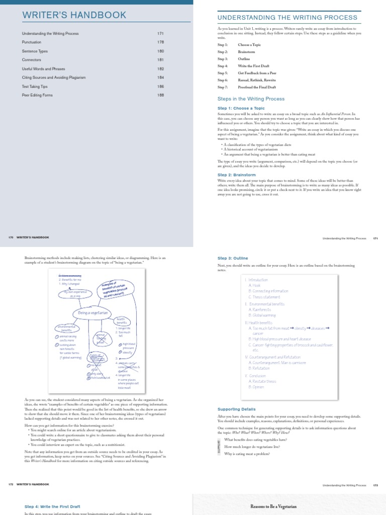 Writing Process Guide | PDF | Comma | Language Mechanics