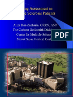 Nursing Assessment in Multiple Sclerosis Patients